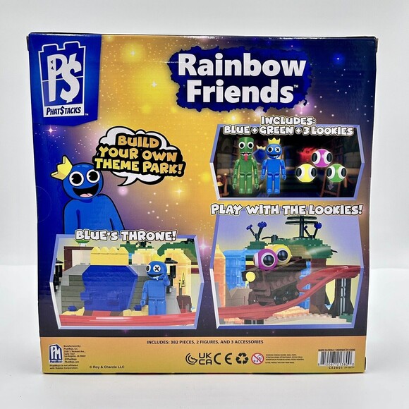 NWT PhatMojo Rainbow Friends PhatStacks Theme Park Building Set - Picture 2 of 5